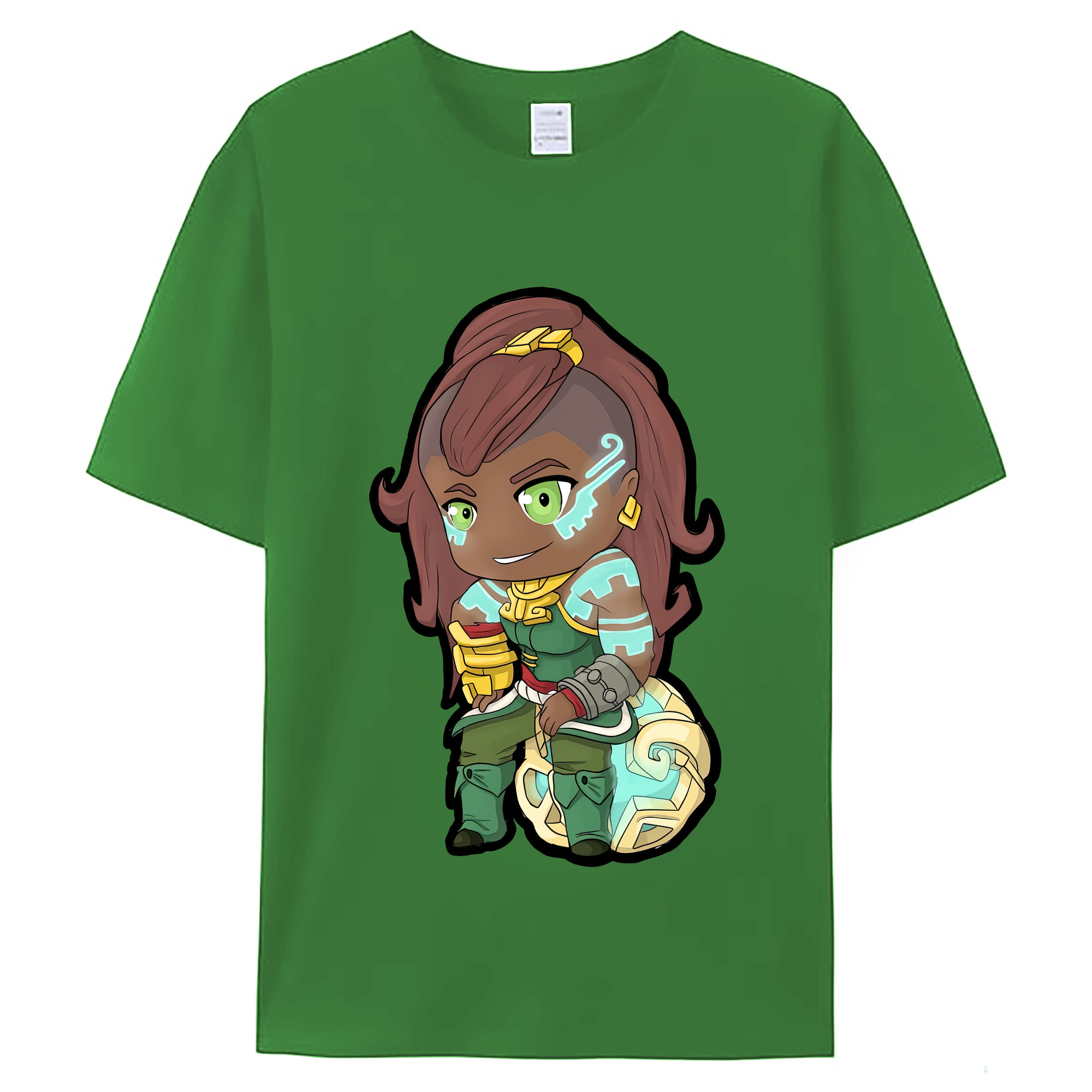 （画像用） リーグ・オブ・レジェンド League of Legends LOL レディースカジュアルプリントTシャツ（綿100％）